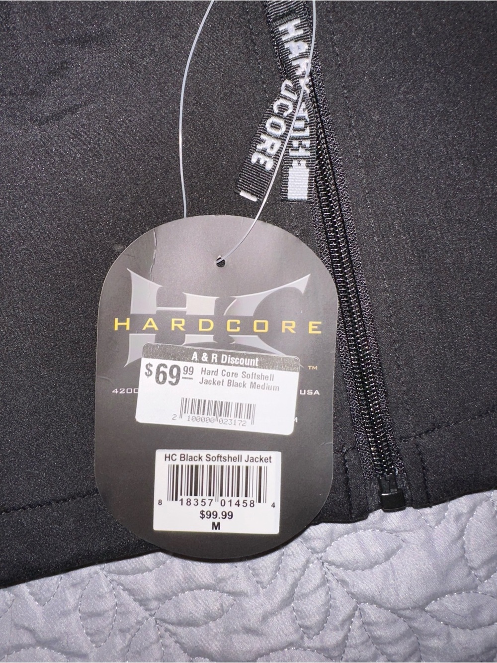 Men's Black Performance Softshell Jacket - Picture 3 of 5